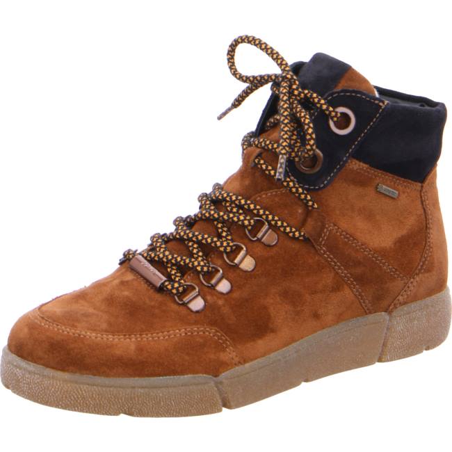 Brown Ara Shoes High Top Rom Women\'s Boots | ARA745VWQ