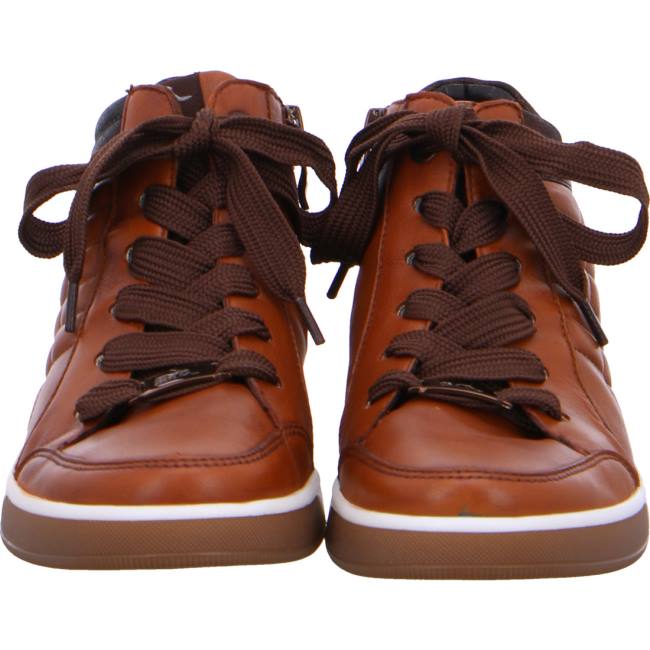 Brown Ara Shoes High Top Rom Women's Sneakers | ARA132NKV