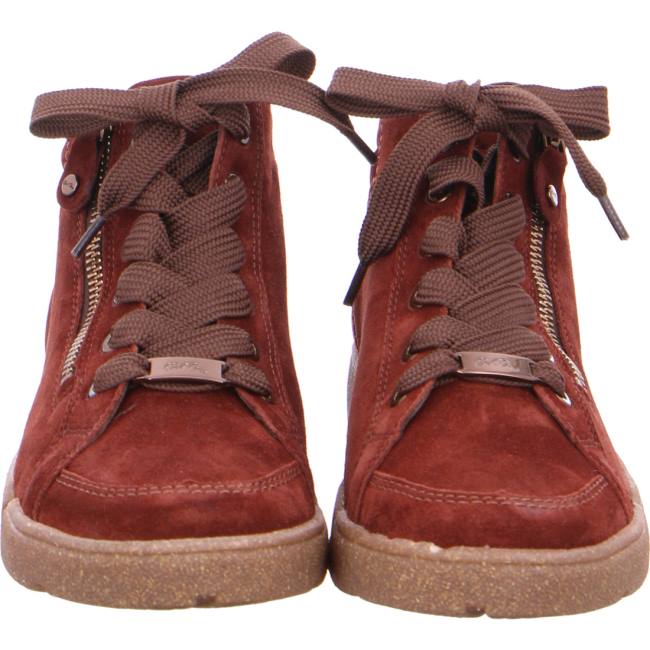 Brown Ara Shoes High Top Rom Women's Sneakers | ARA851KTS