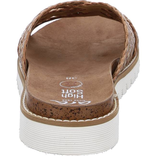 Brown Ara Shoes Kent-sport Whisky Women's Mules | ARA469AWY