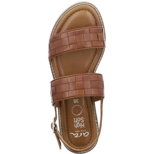 Brown Ara Shoes Kopenhagen Cognac Women's Sandals | ARA851NVH