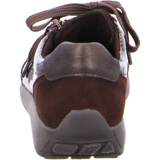 Brown Ara Shoes Lace-ups Merano Women's Sneakers | ARA645BLX