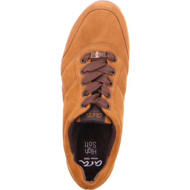 Brown Ara Shoes Lace-ups Osaka Women's Sneakers | ARA093CPG