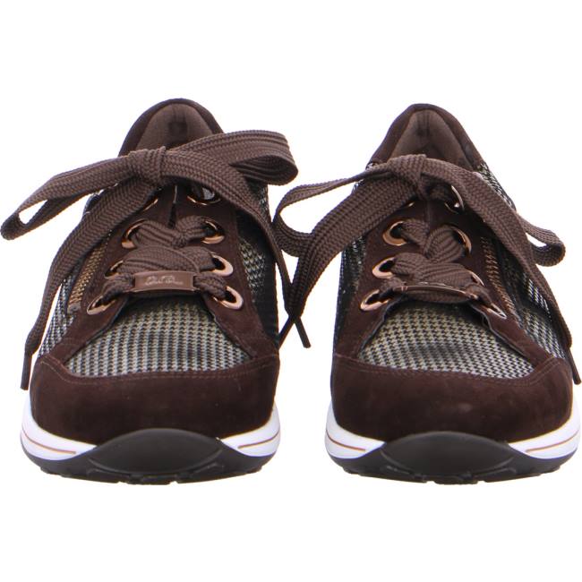 Brown Ara Shoes Lace-ups Osaka Women's Sneakers | ARA463PKM