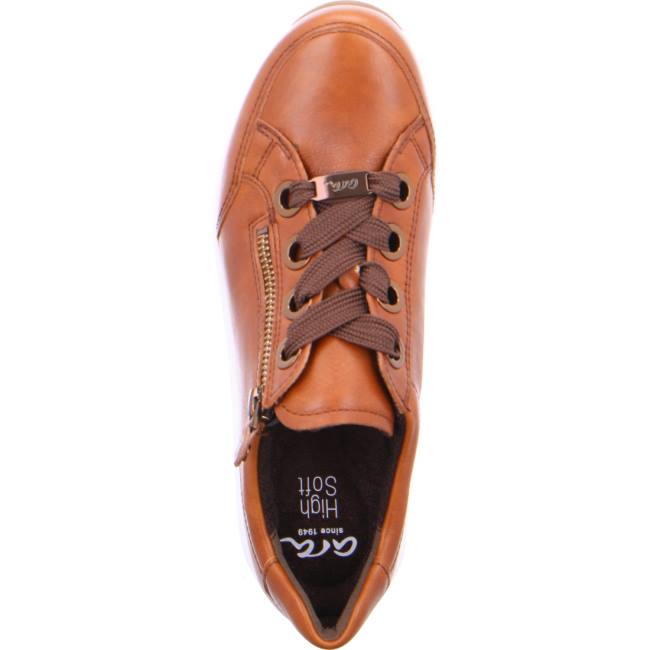 Brown Ara Shoes Lace-ups Osaka Women's Sneakers | ARA940HCV