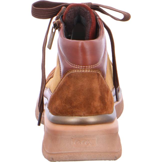 Brown Ara Shoes Lace-ups Roma Women's Boots | ARA456IUA