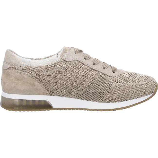 Brown Ara Shoes Lissabon Sand Women's Sneakers | ARA483MZK