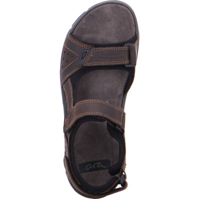 Brown Ara Shoes Lucca Moro Men's Sandals | ARA167TLE