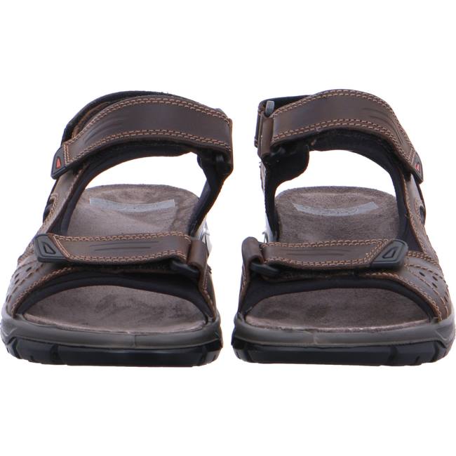 Brown Ara Shoes Lucca Moro Men's Sandals | ARA167TLE