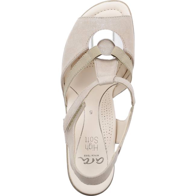 Brown Ara Shoes Lugano Sand Women's Sandals | ARA624MQC