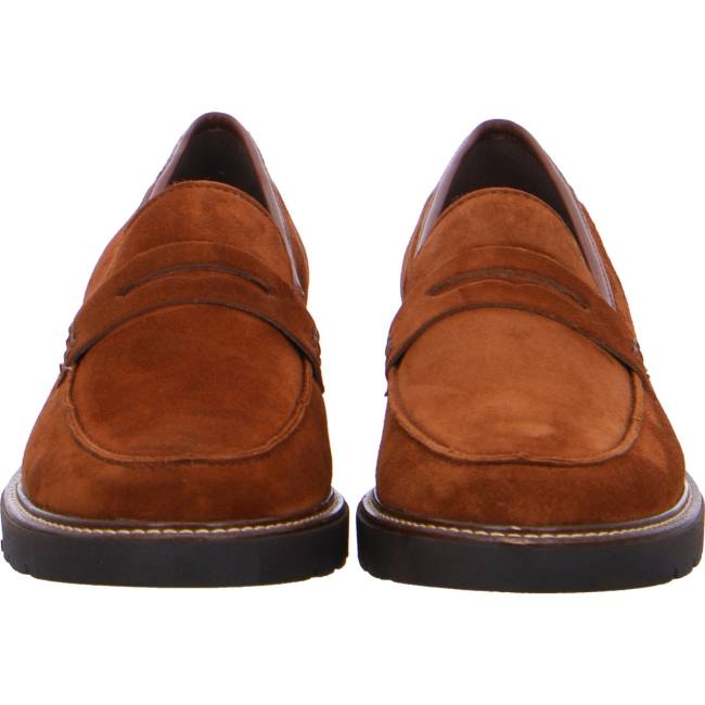 Brown Ara Shoes Manchester Women's Loafers | ARA891VAC