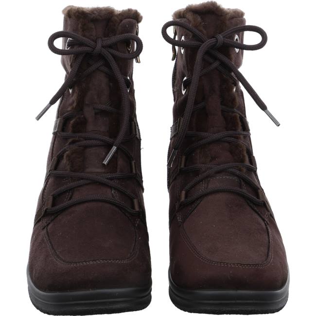 Brown Ara Shoes München Moro Women's Boots | ARA231XLT