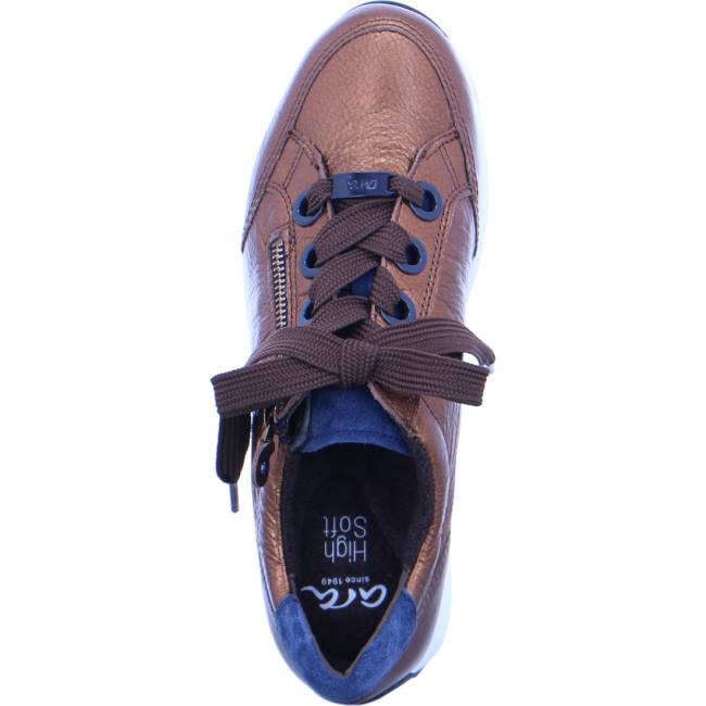 Brown Ara Shoes Osaka Marrone Indigo Women's Sneakers | ARA057IQJ