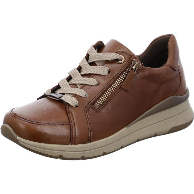 Brown Ara Shoes Osaka Nuts Women\'s Sneakers | ARA721ECF