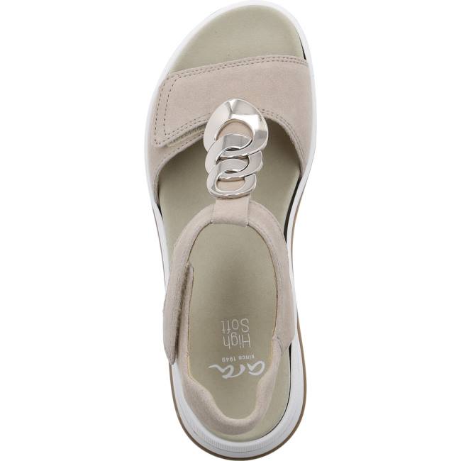 Brown Ara Shoes Osaka Sand Women's Sandals | ARA874WBV