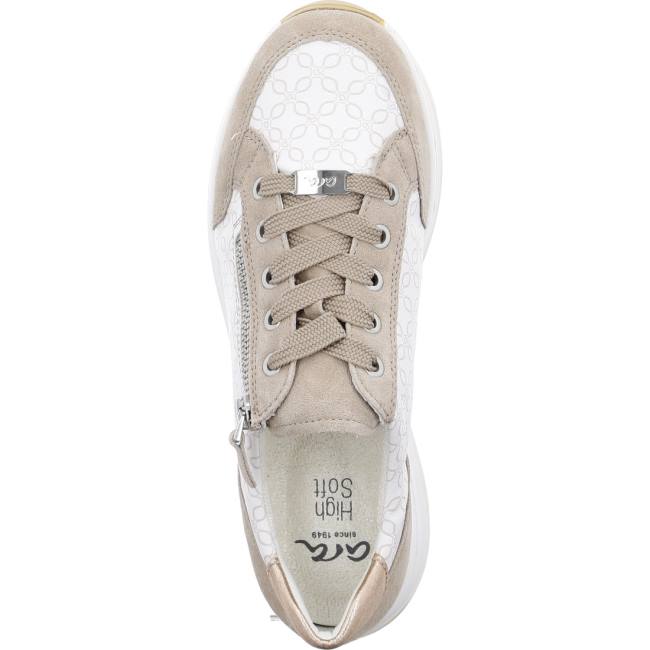 Brown Ara Shoes Osaka Sand Women's Sneakers | ARA475KNQ