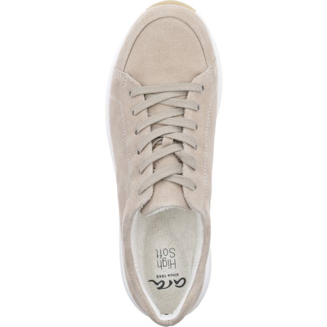 Brown Ara Shoes Osaka Sand Women's Sneakers | ARA617HJF