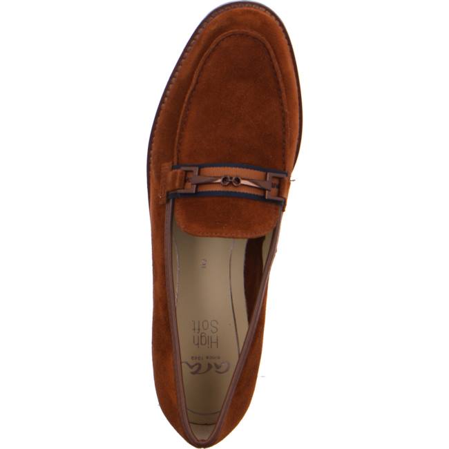 Brown Ara Shoes Slip-ons Kent Women's Loafers | ARA725WVR