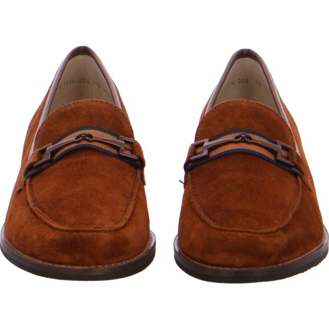 Brown Ara Shoes Slip-ons Kent Women's Loafers | ARA725WVR