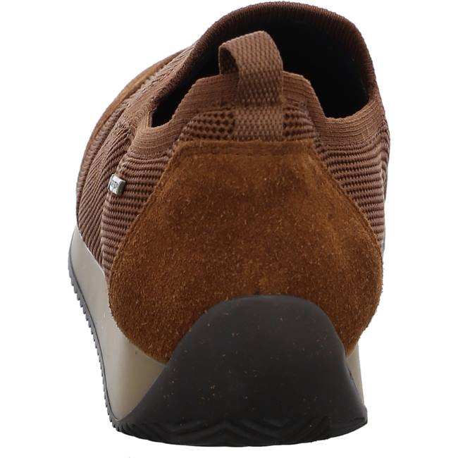 Brown Ara Shoes Slip-ons Lissabon Nuts Women's Loafers | ARA643AMG