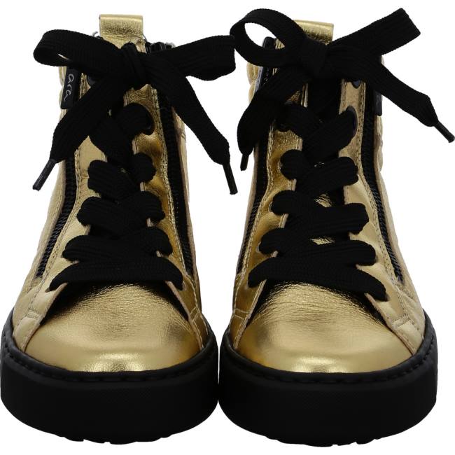 Gold / Black Ara Shoes Ankle Courtyard Women's Boots | ARA765BAH