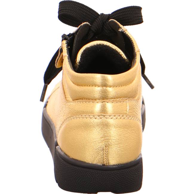 Gold / Black Ara Shoes High Top Rom-sport Women's Boots | ARA134BSE