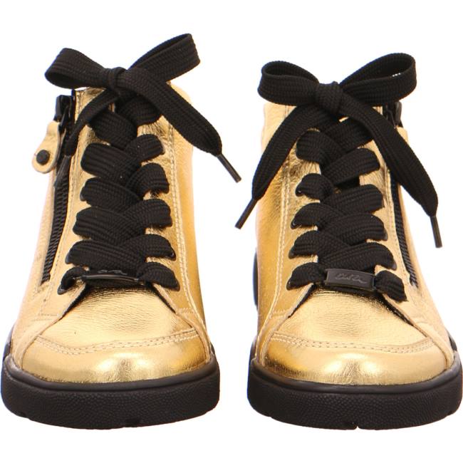 Gold / Black Ara Shoes High Top Rom-sport Women's Boots | ARA134BSE