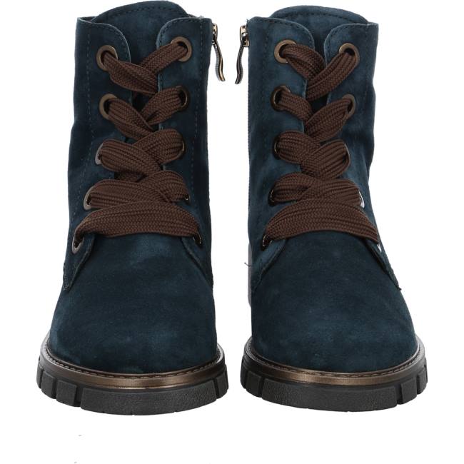 Green Ara Shoes Ankle Dover Peacock Women's Boots | ARA714UXY