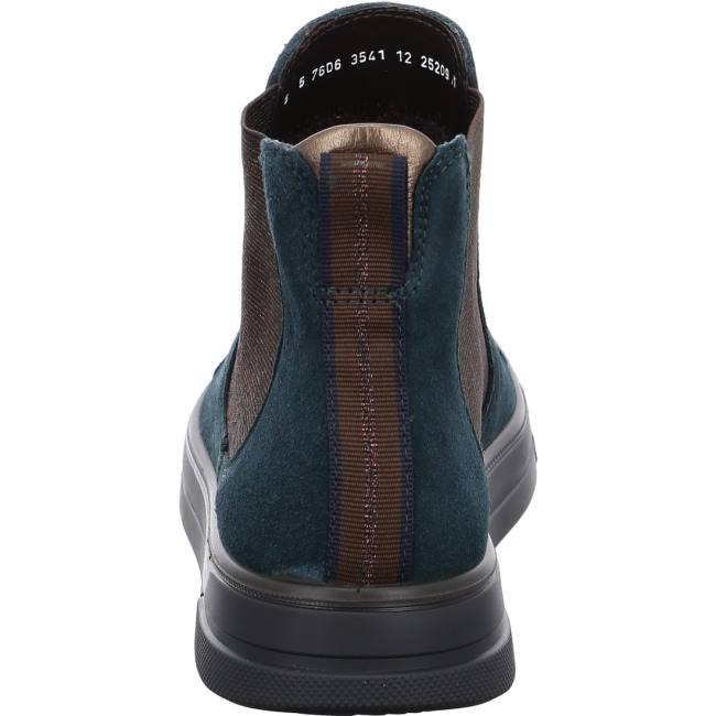 Green Ara Shoes Ankle Frisco Peacock Women's Boots | ARA587VTU