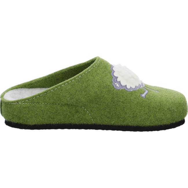 Green Ara Shoes Cosy Women's Slippers | ARA764GHJ