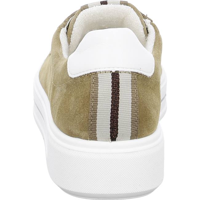 Green Ara Shoes Courtyard Khaki Women's Sneakers | ARA405EGM