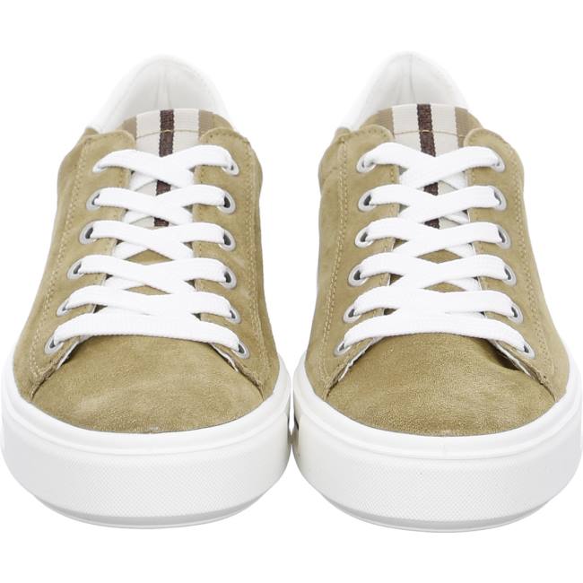 Green Ara Shoes Courtyard Khaki Women's Sneakers | ARA405EGM