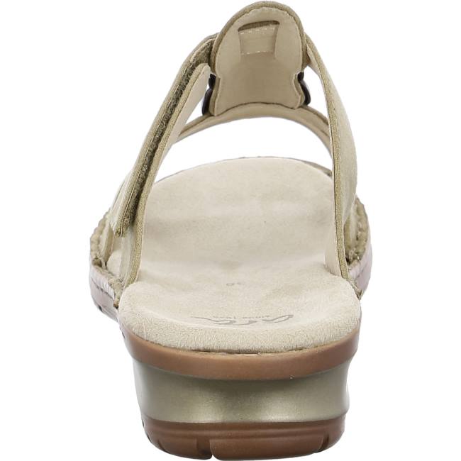 Green Ara Shoes Hawaii Khaki Women's Mules | ARA680GYN