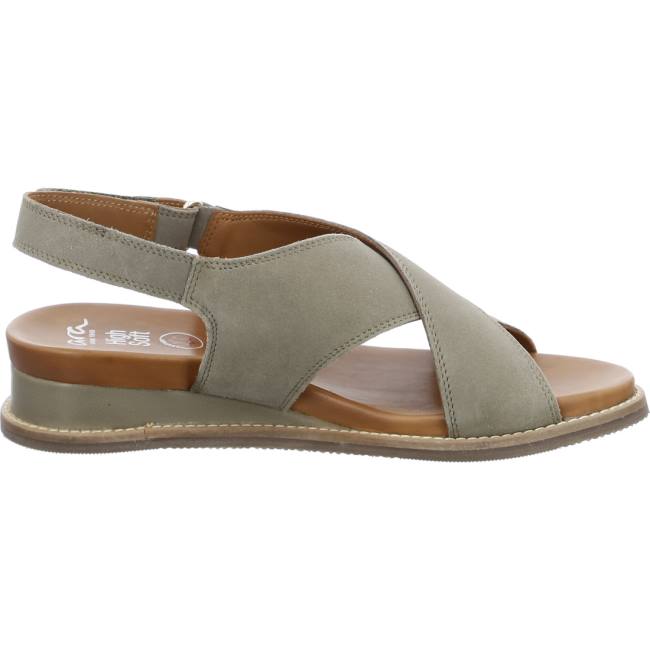 Green Ara Shoes Kos Pistachio Women's Sandals | ARA270BFJ