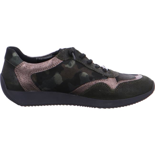 Green Ara Shoes Lace-ups Lissabon Women's Sneakers | ARA351EGQ