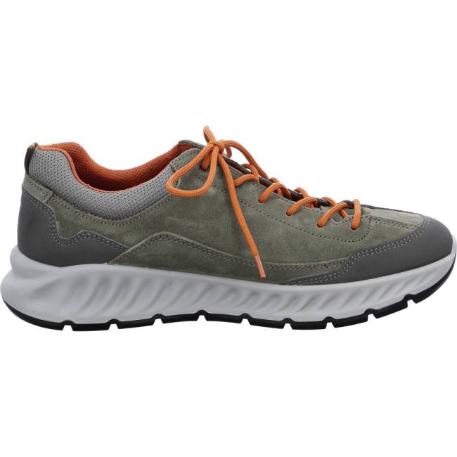 Green Ara Shoes Paolo-grey Men's Sneakers | ARA142PQT