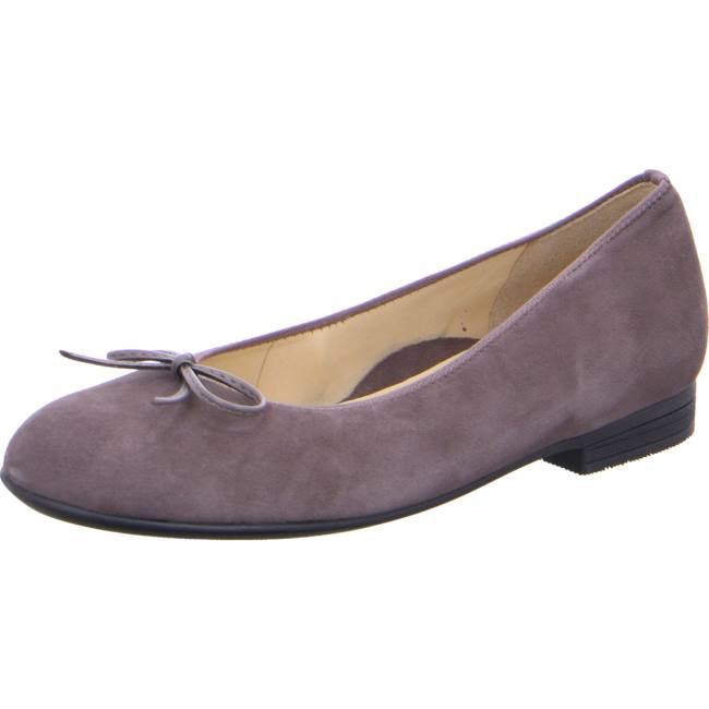 Grey Ara Shoes Ballet Pumps Sardinia Women\'s Ballerina | ARA290CZV