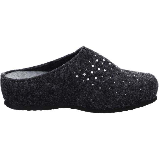 Grey Ara Shoes Cosy Anthracite Women's Slippers | ARA890HTB