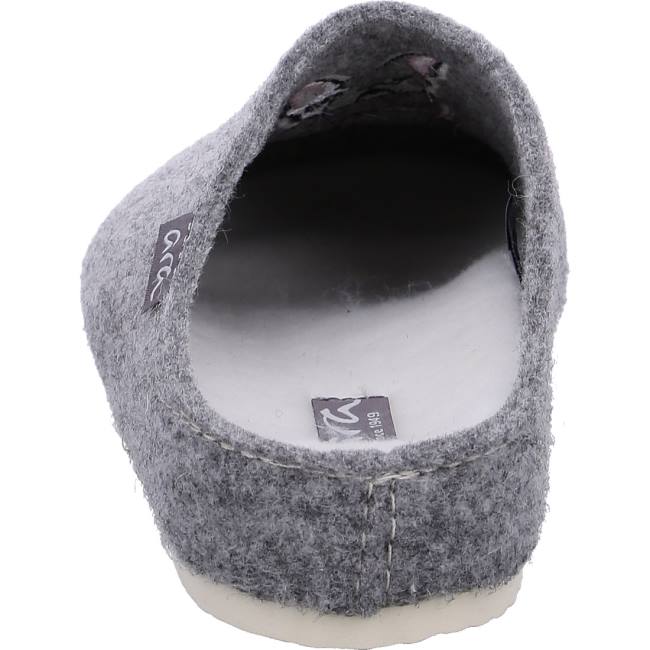 Grey Ara Shoes Cosy Women's Slippers | ARA851MVG