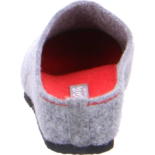 Grey Ara Shoes Cosy Women's Slippers | ARA876MHA