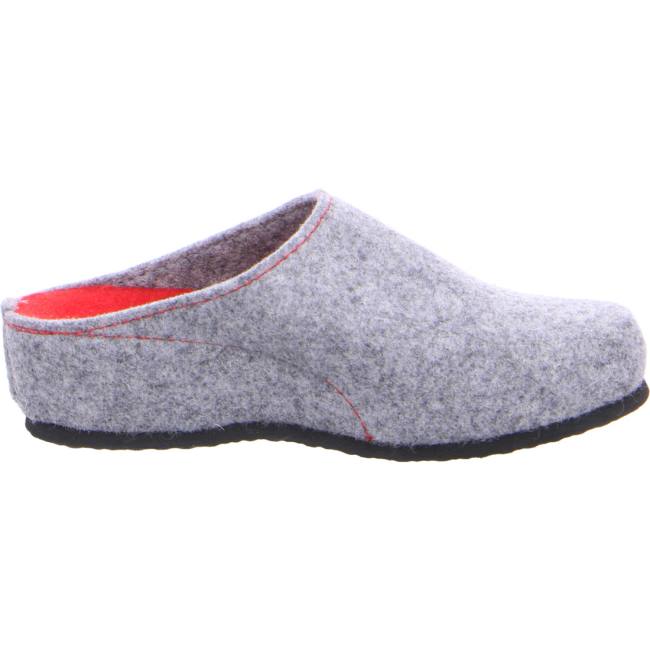 Grey Ara Shoes Cosy Women's Slippers | ARA876MHA