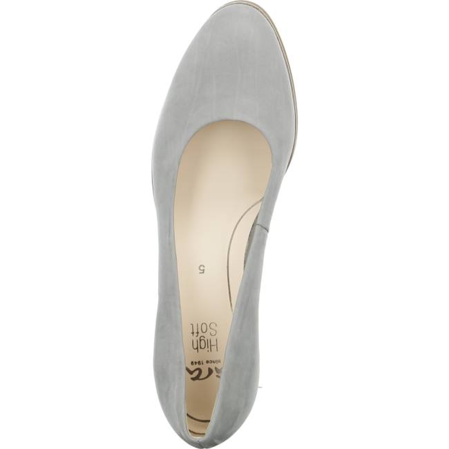 Grey Ara Shoes Court Shoes Orly Oyster Women's Pumps | ARA865KVC