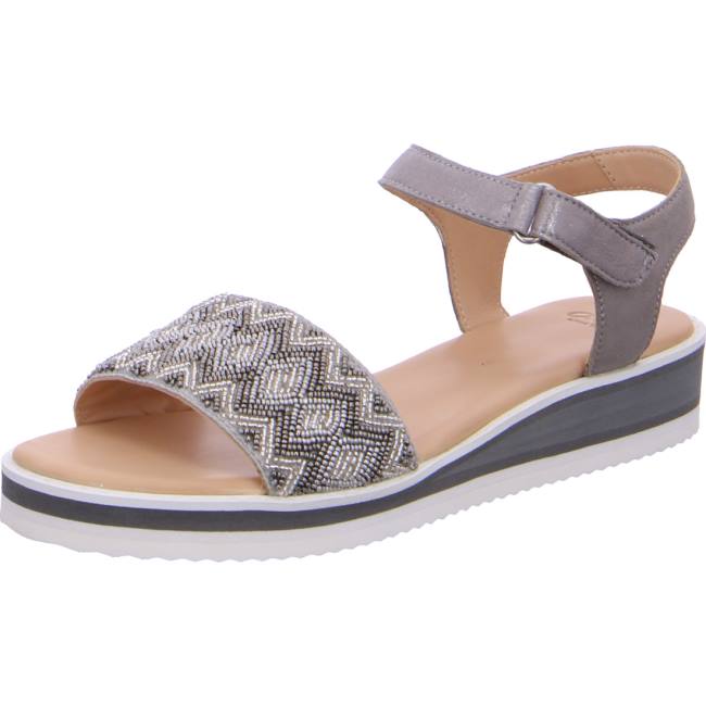 Grey Ara Shoes Durban Women\'s Sandals | ARA514WQR