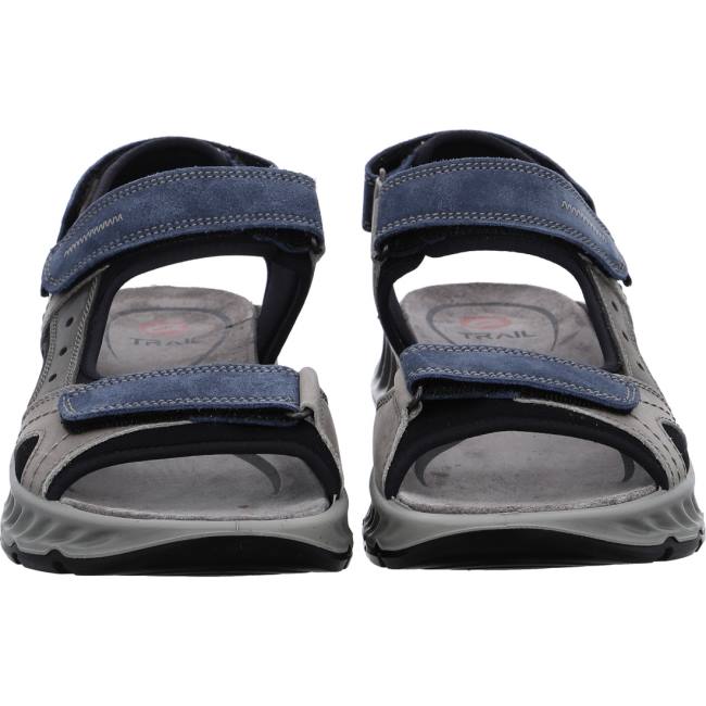 Grey Ara Shoes Elias Men's Sandals | ARA396YQM