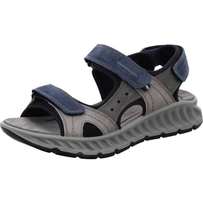 Grey Ara Shoes Elias Men\'s Sandals | ARA396YQM