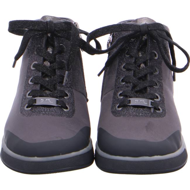 Grey Ara Shoes High Top Rom Women's Boots | ARA809JBS