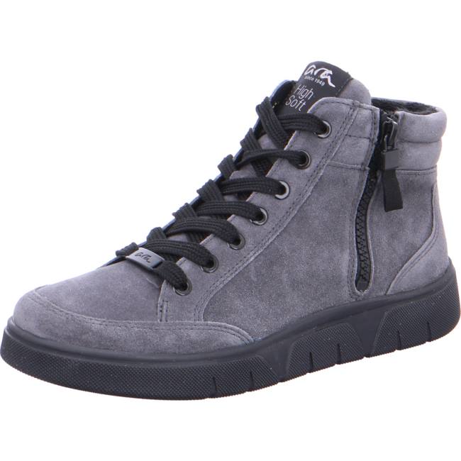 Grey Ara Shoes High Top Rom-sport Graphit Women\'s Boots | ARA260WFP