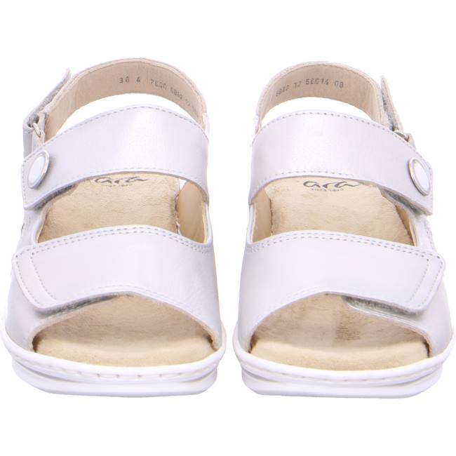 Grey Ara Shoes Korfu Silver Women's Sandals | ARA302YPN