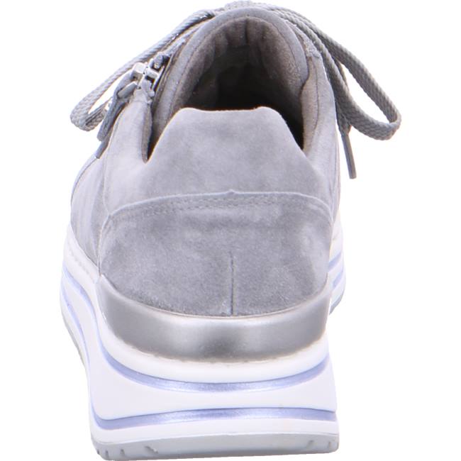 Grey Ara Shoes Lace-ups Sapporo Oyster Women's Sneakers | ARA251UHV