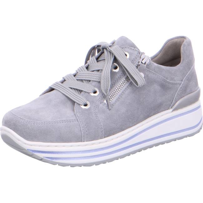 Grey Ara Shoes Lace-ups Sapporo Oyster Women\'s Sneakers | ARA251UHV